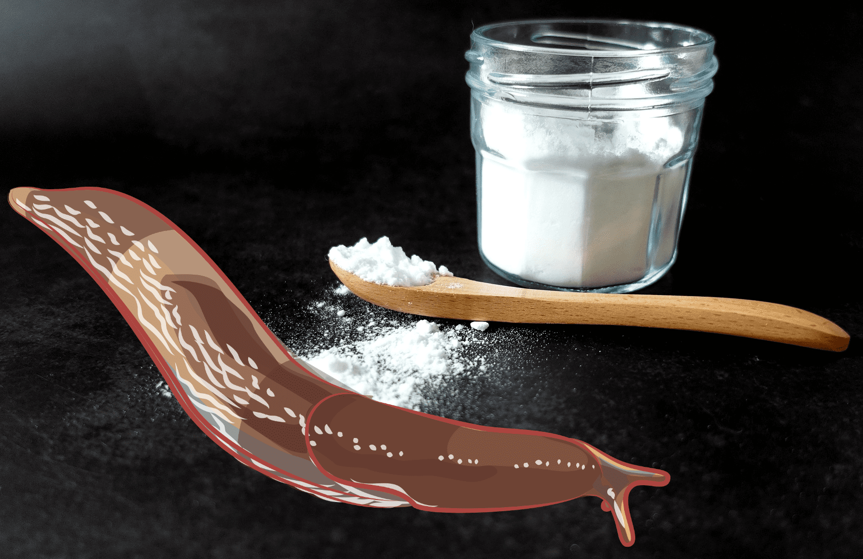 Een slakkenmiddel op basis van baking soda?