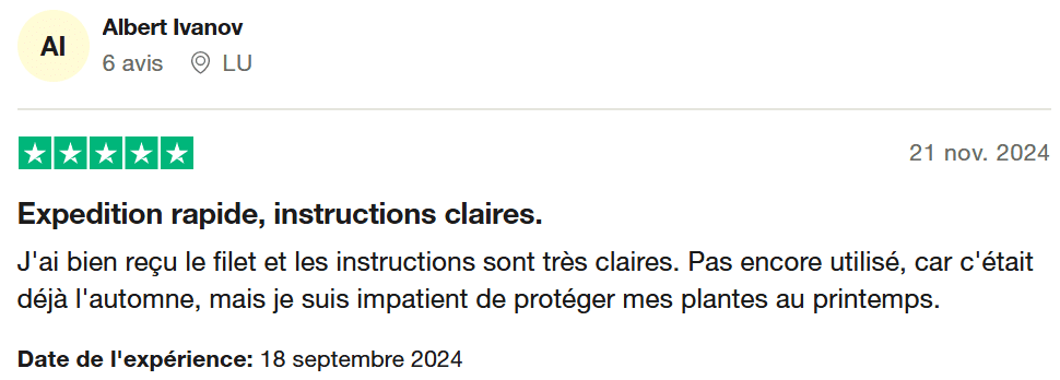 Trustpilot-beoordeling 4