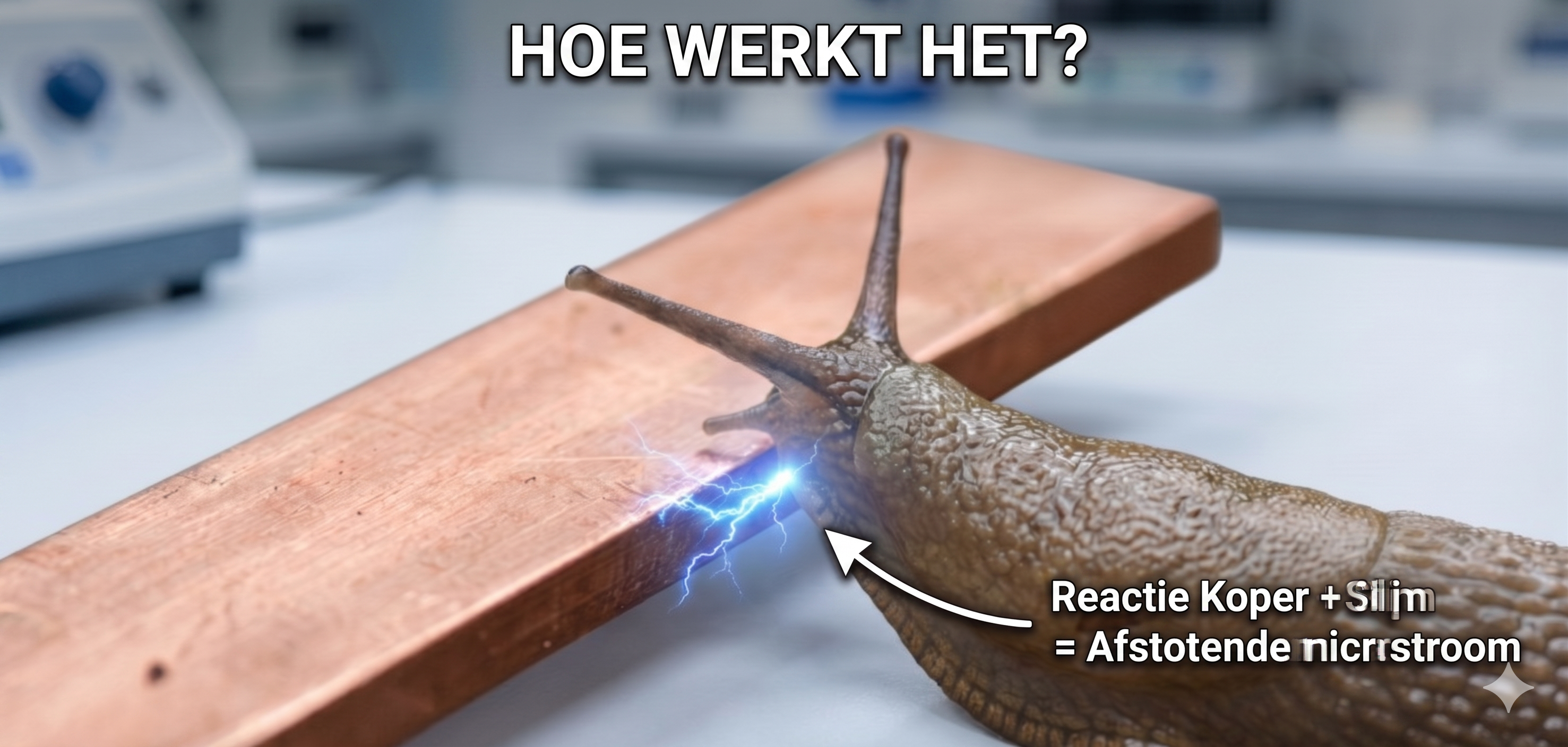 Hoe koper slakken afschrikt