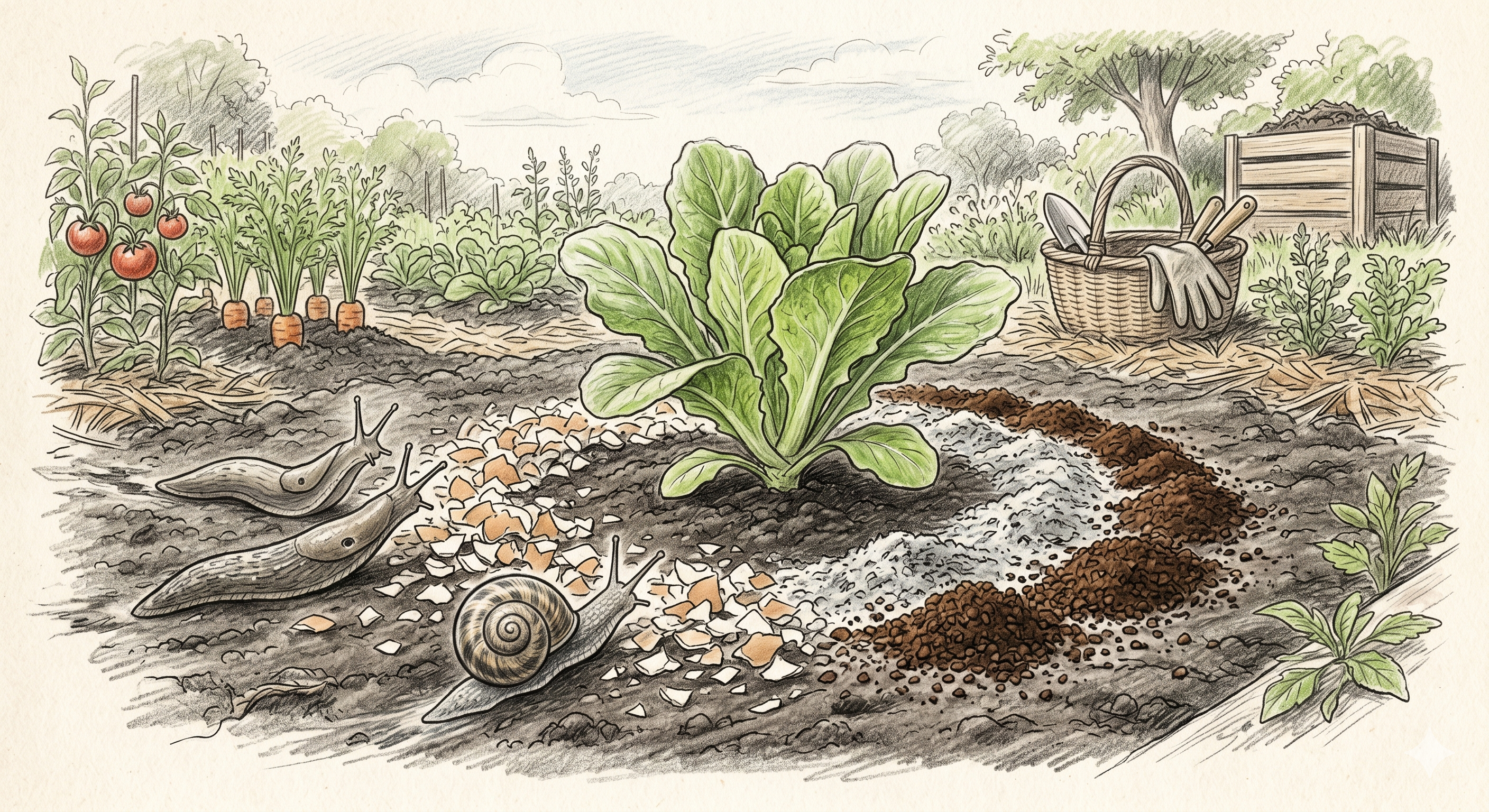 Dit zijn de beste natuurlijke afweermiddelen tegen slakken en naaktslakken